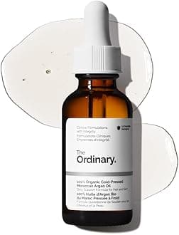 The Ordinary 100% Organic Cold-Pressed Moroccan Argan Oil, Nourishing and Hydrating Treatment for Skin & Hair, 1 Fl Oz