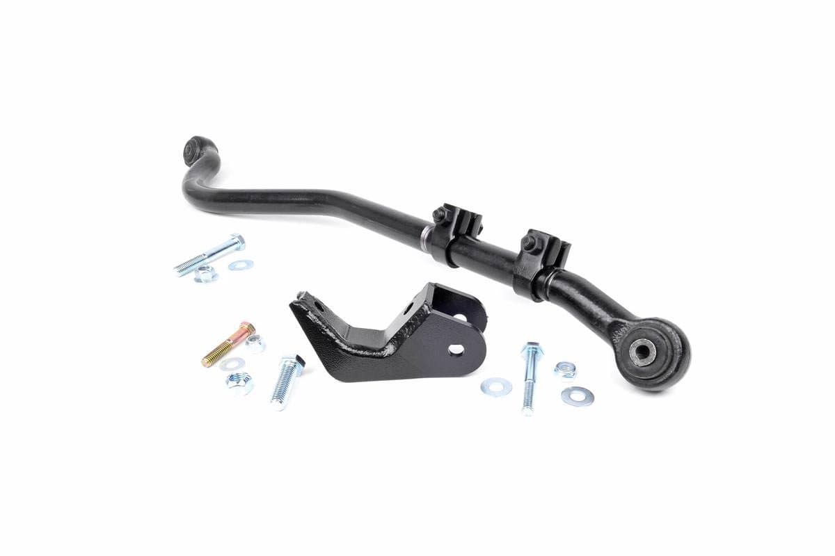 Rough Country 0-3.5" Front Forged Adjustable Track Bar for Jeep Wrangler TJ (1997-2006), Wrangler Unlimited (2004-2006)