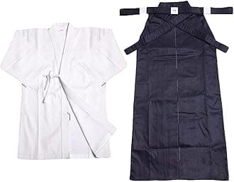 ZooBoo Mens Kendo Aikido Hapkido Martial Arts Keikogi and Hakama Suit