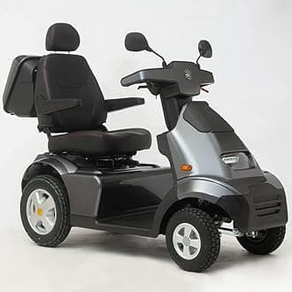 S4 4 Wheel Electric Vehicle by Afikim-20" width seat-550 lbs-9.3 MPH-Gray