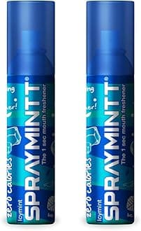 Spraymintt Mouth Freshener | Mukhwas | Breath Freshener | Oral Hygiene | 175+ sprays of instant long lasting with Zero Calories Freshness | Icymint flavour | 15g - Pack of 2