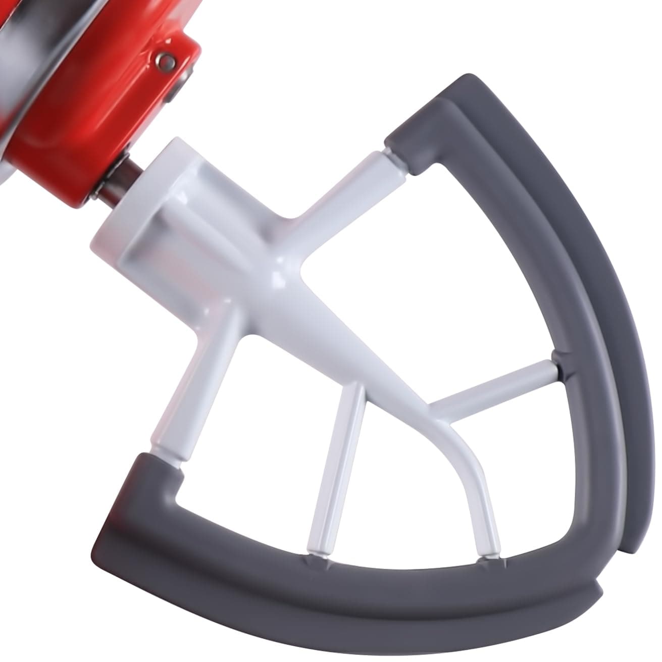 MEET JUICE Flex Edge Beater Work for KitchenAid Mixer Attachments, Compatible with 4.5-5 Quart Tilt-Head Stand Mixers, kitchenAid Paddle with Scraper, Flexible Silicone Edges