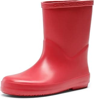 DREAM PAIRS Kids Wellies Boys Girls Wellington Boots Waterproof Non-Slip Short Rain Boots Toddler/Little Kid/Big Kid