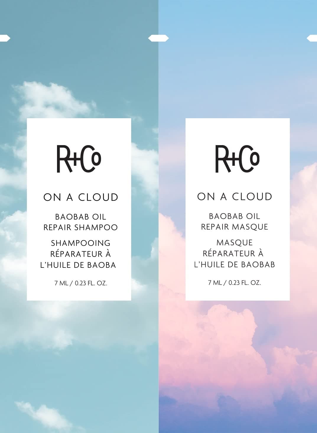 R+CoOn A Cloud Shampoo/Masque Tandem Packette