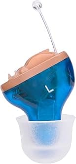 Hearing Amplifier for Seniors Adults Noise-Cancelling - Ear Amplifier Invisible Sound Amplifier Digital Hearing Enhancement Devices As Seen On TV Hearing Aid Cleaning Tools Included(LIGHT BLUE)