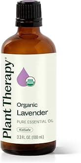 Plant Therapy Organic Essential - Lavender for Unisex - 3.4 oz Essential Oil