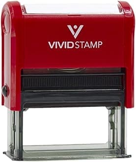 Payment Received by Date Self Inking Rubber Stamp (Red Ink) - Medium