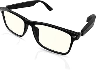 Smart Glasses Bluetooth Audio Music Glasses for Men Women with 2 Mic,Blue Light Filter &Polarized Lenses,Hands Free Calling,Touch &Voice Assistant,13 Min Quick Charge (KX07), 55口16-148