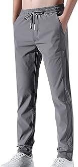 Mencomfy Cargo Dress Pants Multipants High Stretch Multi-Pocket Durable Quick Dry Sweatpants Breathable Joggers