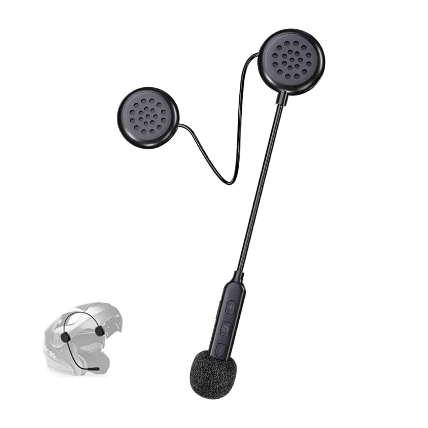 YYTFY Motorcycle Helmet Bluetooth Headset with Bluetooth 5.0 Ultra-Thin Wirel...