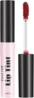 Peel Off Lip Stain Long-lasting Lip Gloss Non Stick Cup Liquid Lipstick Lip Gloss Lip Liner Stain Peel Off (02, One Size)