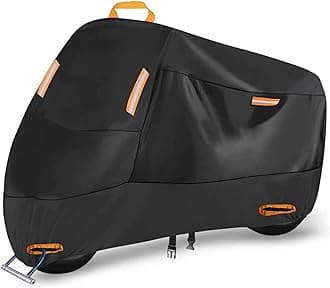 Motorcycle Cover for Triumph Bonneville T120 Street Bike, Outdoor Protection Durable Motorbike Cover, for All-Around All Season Protection, Outdoor Accessories