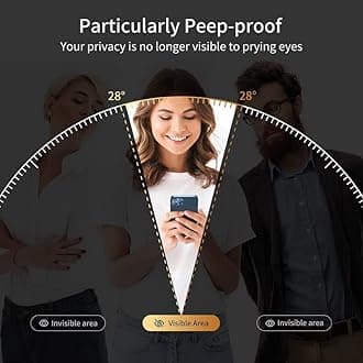 GlassVerse Ultra Privacy Tempered Glass For Samsung Galaxy A50(Pack Of 1)With Free Installation Kit.(In-Screen Fingerprint Lock Will Not Work With The Privacy Guard Because Of It's Spy Coating)-6.4In