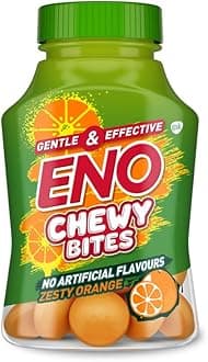 ENO CHEWY BITES Tasty Chewable Antacid for Gentle & Effective relief from acidity - Antime, Anywhere!! - ORANGE FLAVOUR - Pack of 30 Tabs