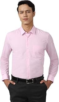 Men's Everyday Solid Slim Fit Full Sleeve Formal Shirt | Cotton-Rich