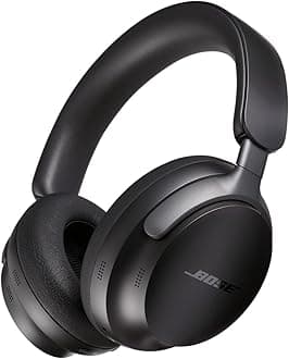 QuietComfort Ultra Bluetooth Wireless Noise Cancelling Headphones for music with Spatial Audio, Over-the-Ear Headphones with Mic, Up to 24 Hours of Battery Life, Black