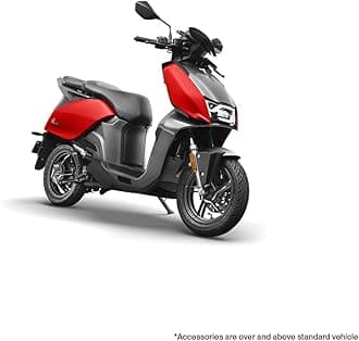 VIDA V1 Pro Powered by Hero MotoCorp High-Speed Electric Scooter, 2 Removable Batteries, 165 km Certified Range, 80 km/h Top Speed, Red, Booking for Ex-Showroom