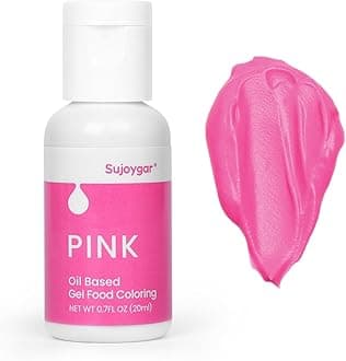 Oil Based Food Coloring For Chocolate, Pink, Food Grade 20ml, Edible Oil Food Dye For Baking, Cupcake & Fondant, Icing
