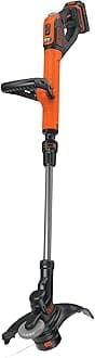 BLACK+DECKER 20V MAX String Trimmer and Edger, Cordless, 12 Inch, 2-Speed Control, 2 Batteries, Charger, and Spool Included (LSTE525)