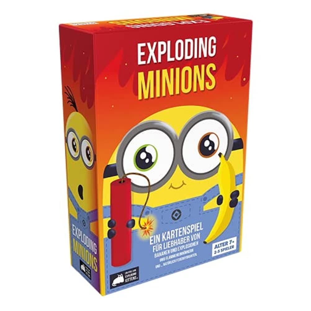 Exploding Kittens Exploding Minions Card Games for Adults Teens & Kids - Fun Family Games - A Russian Roulette Card Game - Perfect for the Whole Family