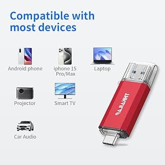 Thkailar USB C Flash Drive 128GB,USB Flash Drive with Type C and Type A 3.1 Port USB C Thumb Drive Compatible with Android Phone/PC/Mac Pro