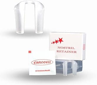 Nostril Retainer for Rhinoplasty, SILICONNE NOSTRILE Shaper NO:8