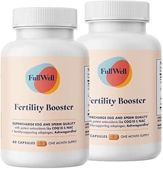 Fertility Booster - Conception Support for Men & Women - Supports Egg & Sperm Quality - Reproductive Health - CoQ10, Ashwagandha, NAC & ALA - 60 Count, 2 Pack (60 Servings)
