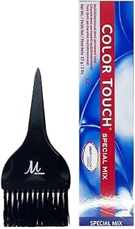 Color Touch 0/68 Violet Blue Hair Color 2 Oz and M Hair Designs Tint Brush (Bundle)