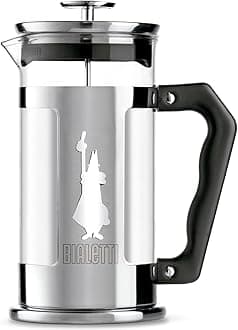Coffeepress French Press Coffee Maker, 8 Cup, Preziosa Stainless Steel (06852)