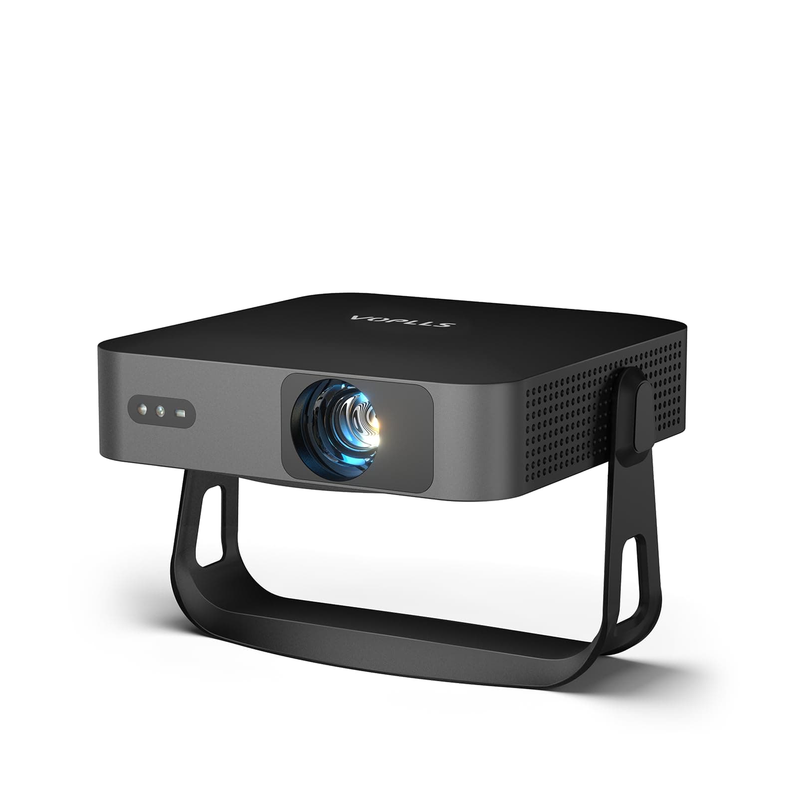 360° Adjustable Stand & AI Auto Focus: Mini Projector with WiFi and Bluetooth, 550ANSI Native 1080P Portable Outdoor Movie Projector, Car 6D Keystone Home Projector for HDMI/USB/AV/Phone/Laptop
