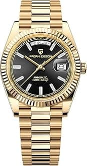 Pagani Design 1752 Men's Automatic Watch, Date Watch Men's, Sapphire Glass, Japan Imported Movement, Self-Winding Movement Stainless Steel Watch, 100M Waterproof.