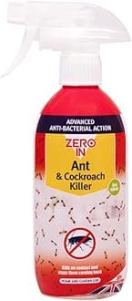 Zero In ZER958 Anti-Bacterial Ant & Cockroach Killer, 500ML