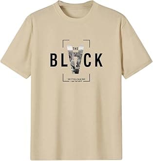 Men T-Shirt || T-Shirt for Men || Printed T Shirt || T-Shirt (B-Black)