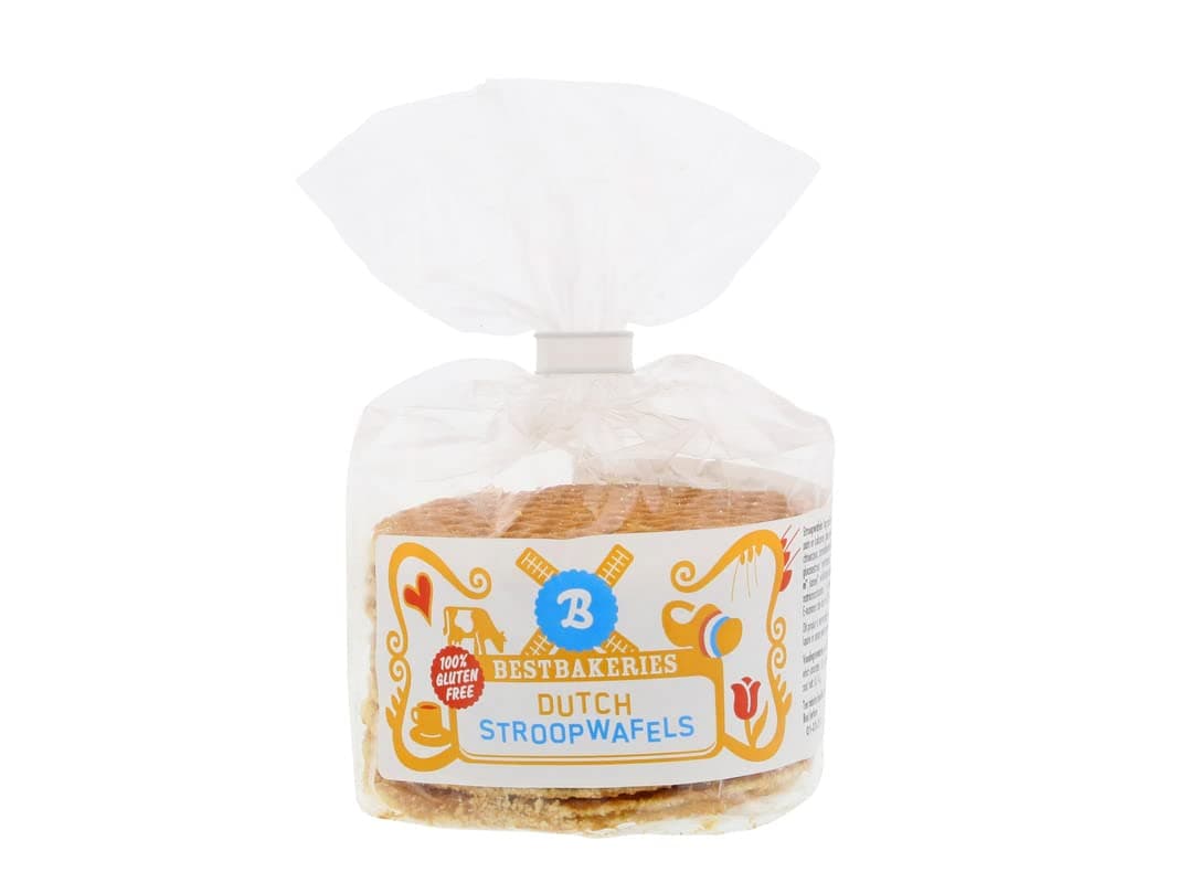 Daelmans Stroopwafels - Gluten Free Stroopwafels - 240 gram per Clip Bag - Authentic Dutch Gluten Free Waffles - Stroopwaffels