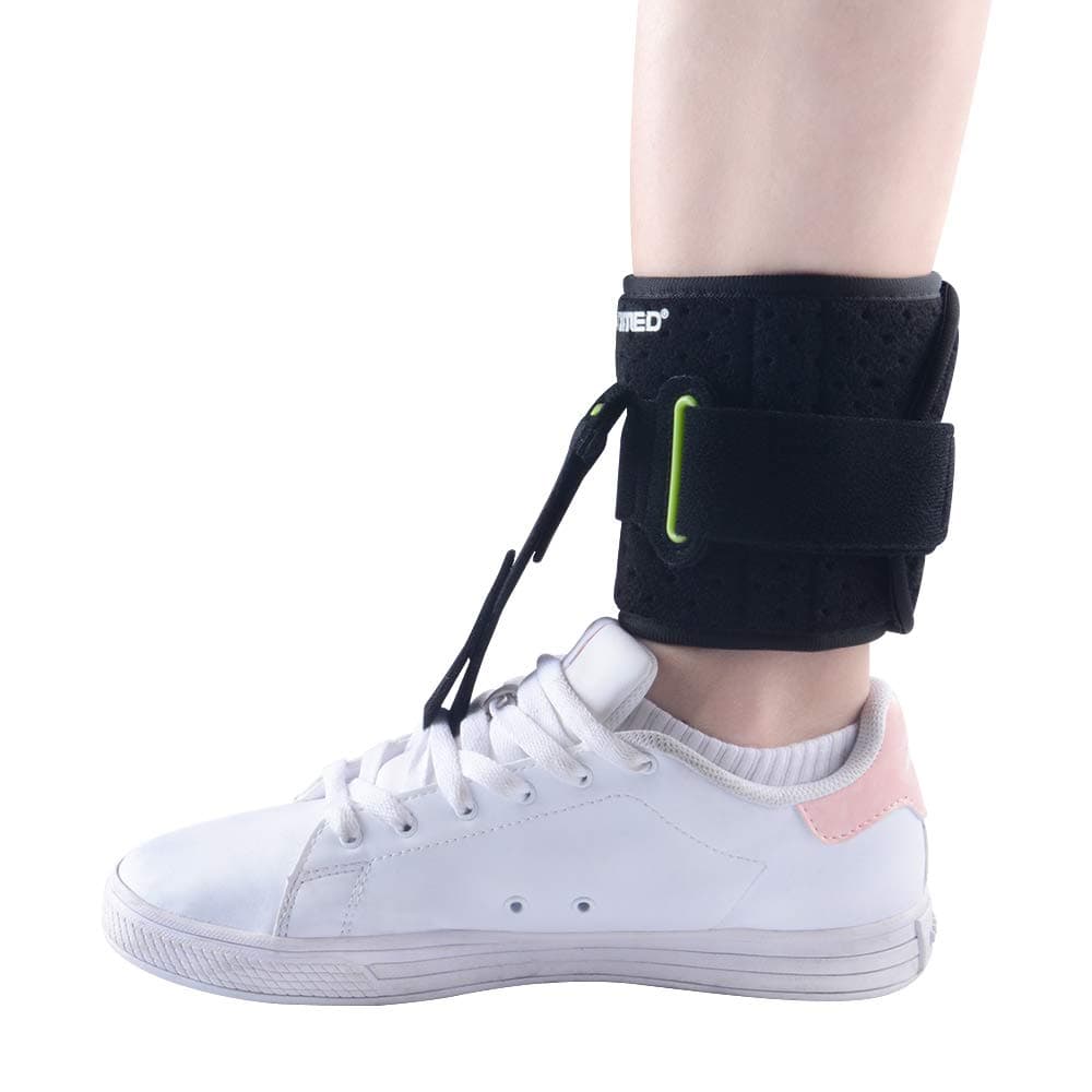 Drop Foot Support AFO AFOs Ankle Brace Strap Elevator Poliomyelitis Hemiplegia Stroke Universal Size