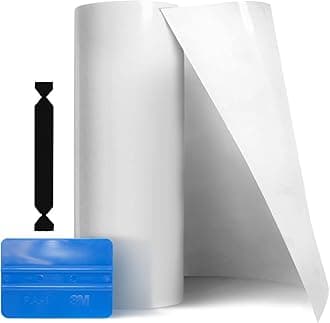 VViViDClear Paint Protection Bulk Vinyl Wrap Film Including 3M Squeegee and Black Felt Applicator (17.9 Inch x 54 Inch)