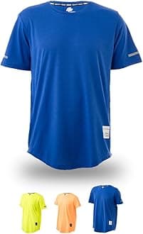 Men Plain Gym Workout T shirt, 100% Polyester Training, Gym, Running & Sports Tshirt For Men | Quick-dry fit, Moisture-Wicking, Breathable Tee For Men