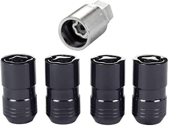 McGard 24216 Chrome/Black Cone Seat Wheel Lock Set