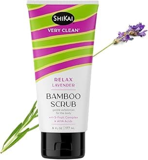 Very Clean Bamboo Scrub (Relax Lavender, 6oz)