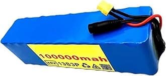 E-Bicycle Battery 48V 100Ah Lithium Battery 13S3P Rechargeable Li-ion Battery 48 Volts Ebike Battery Pack Electric Scooter T plug