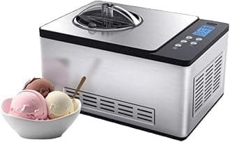 ICM-220SSY 2 Quart Capacity Automatic  Ice Cream + Yogurt Maker