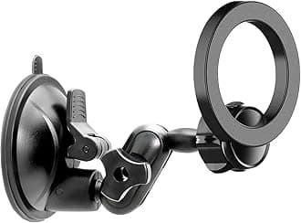 for Magsafe Universal Magnetic Phone Holder, Multi-Directional Dual 360 Degree Rotating Suction Cup Phone Wall Mount, Tiktok YouTube Vlog Video Recording Kit, Travel Essentials Accessories