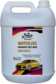 drywash or Waterless car wash with wax concentrate Rinseless Car Wash | Eco Friendly Quick Detailer Spray | Exterior Car Cleaning 5000ml