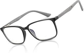 Blue Light Reading Glasses for Men，Sport Square Frame Readers, Anti Glare Computer Glasses