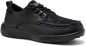 OrthoComfootWomen's Orthopedic Casual Shoes, Arch Support Lace up Driving Sneakers for Outdoor Indoor, Slip Resistant Walking Sneakers for Foot and Heel Pain Relief