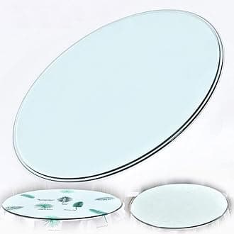16-40in(40-100cm) Round Tempered Glass Table Top, Round Dining Table Top, Clear Glass Table Cover Protector, 9mm Thick/Smooth/Easy To Clean (Size : 36in/90cm)