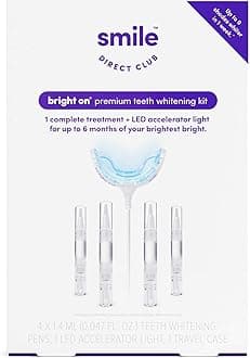 Teeth Whitening Kit with LED Light - 4 Pack Gel Pens