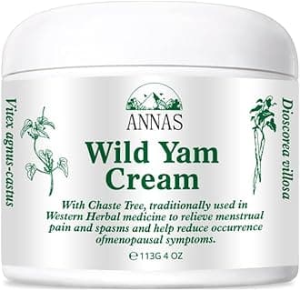 Wild Yam Cream, ANNAS Wild Yam Cream Organic for Hormone Balance, ANNAS Women's Organic Wild Yam Root Cream Promoting Perimenopause & Menopause Support for All Skin Types