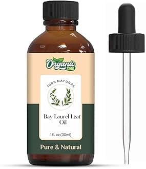 - Organic Zing Bay Laurel Leaf Oil 30 ml – Cosmetic Grade Laurel Leaf Oil for Skin & Hair Care | Fresh Herbal Aromatic Oil for Massage & DIY Formulations