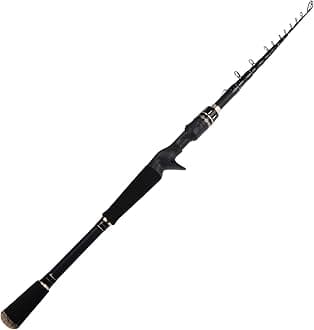KastKing Blackhawk II Telescopic Fishing Rods, Graphite Rod Blanks & Durable Solid Glass Tip, Floating Guides, 1pc Fishing Rod Performance, Comfortable EVA Handle, Newly Designed Travel Rod